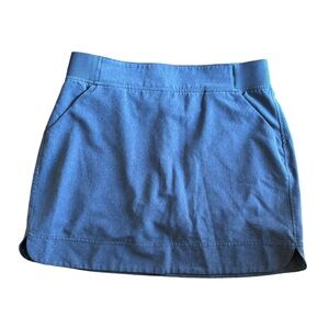 32 Degree Cool Skort Blue Built In Shorts Skirt Walking Tennis Golf Size M